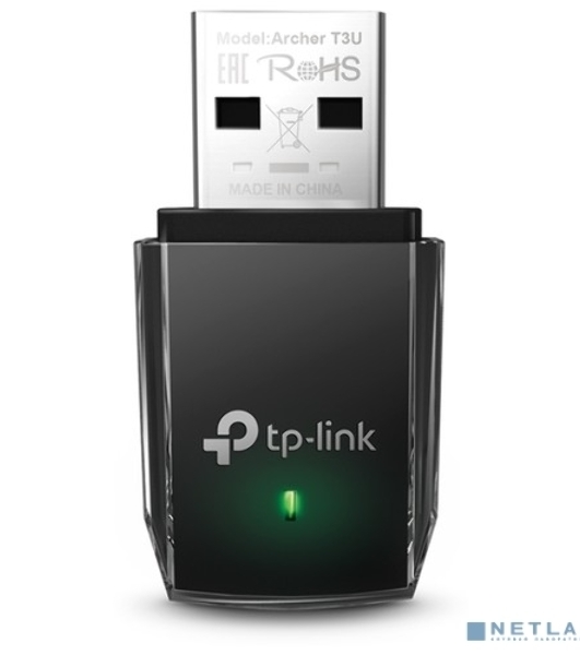 Адаптер TP-Link Archer T3U AC1300 Мини Wi-Fi MU-MIMO USB-адаптер