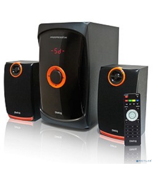Акустическая система Dialog Progressive AP-200 черный2.1, 30W+2*15W RMS, USB+SD reader