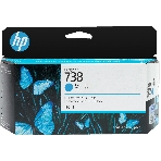 Картридж HP 738 130мл Cyan DesignJet Ink Cartridge, фото2