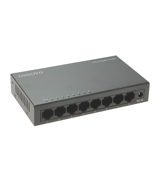 Коммутатор Osnovo SW-8G 8x1 Гбит/с неуправляемый