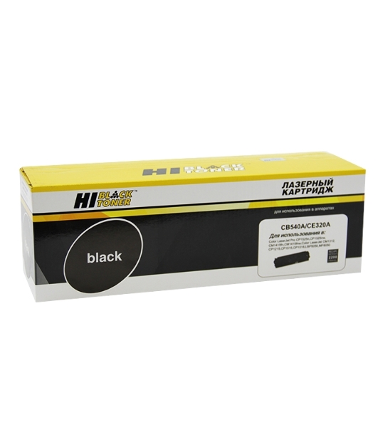 Картридж HP CLJ CM1300/CM1312/CP1210/CP1525/CM1415 (Hi-Black) CB540A/CE320A, BK, 2,2K      