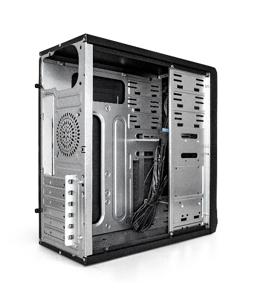 Компьютерный корпус Miditower ExeGate EX283215RUS CP-603UB Black, ATX, (CP350W, 80мм), 2*USB+2*USB 3.0, Audio, замок блокировки кнопки питания