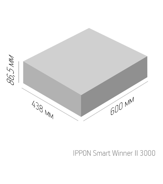 Источник бесперебойного питания Ippon Smart Winner II 3000 2700Вт 3000ВА черный