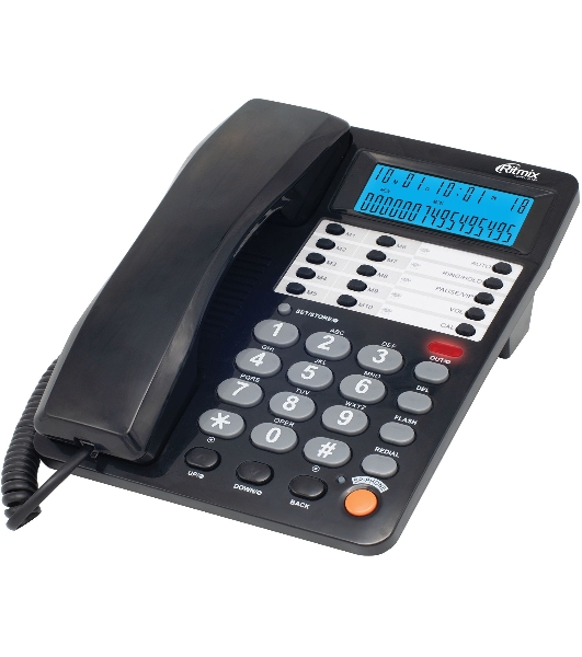 Телефон проводной Ritmix RT-495 черный