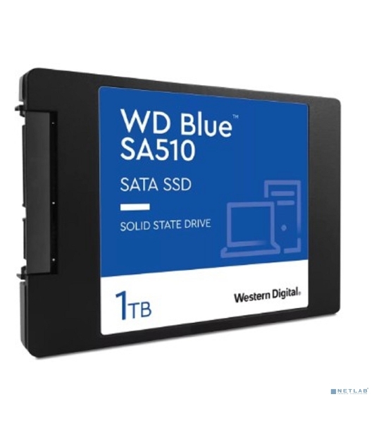 Накопитель SSD WD Blue SA510 1Tb, SATA III, 2.5', R/W 560/520