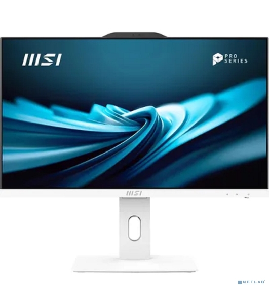 Моноблок MSI Pro AP242P 14M-676XRU 23.8' Full HD i3 14100 (3.5) 16Gb SSD512Gb UHDG 730 без ОС GbitEth WiFi BT 120W клавиатура мышь Cam белый 1920x1080 (9S6-AE0622-1061)