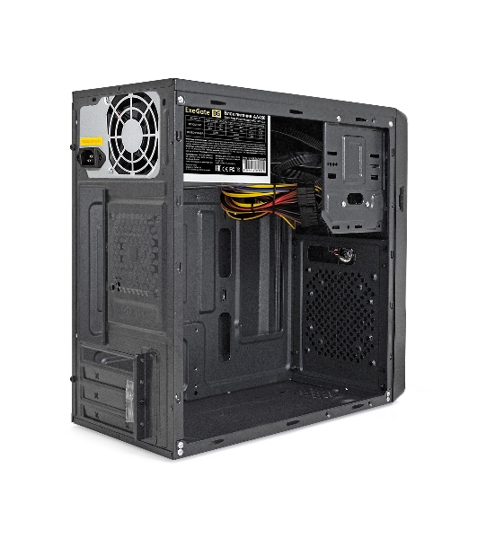 Компьютерный корпус Minitower ExeGate EX286426RUS BA-309-450W-8 (mATX, БП AA450 с вент. 8см, 2хUSB, HD аудио, черный)
