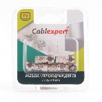 Коннектор Cablexpert F SPL6-02, для кабеля RG6, 5шт, с уплот. рез. кольцом, фото3