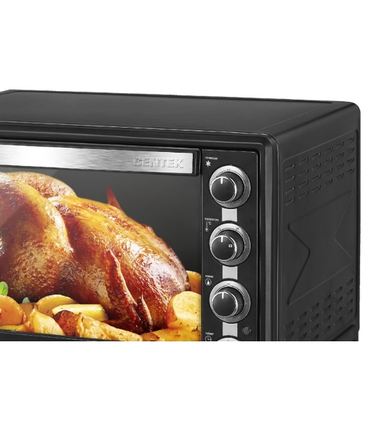 Мини-печь Centek CT-1533-62 Convection черный <62л> 2200Вт, Конвекция, 4 режима, max 320°