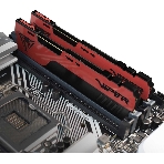 Оперативная память Patriot Viper Elite II, DDR4, 32GB (2x16 GB), 3200 MHz, CL18, DIMM, радиатор, красный, черный, фото20