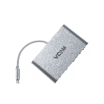 Кабель-адаптер USB3.1 Type-CM-->HDMI+USB3.0+RJ45+PD charging VCOM, фото11