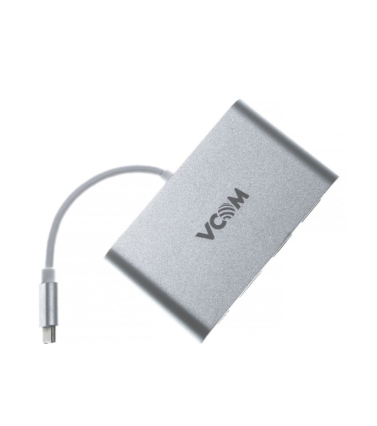 Кабель-адаптер USB3.1 Type-CM-->HDMI+USB3.0+RJ45+PD charging VCOM