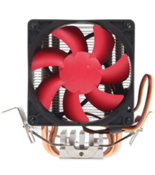 вентилятор CROWN Кулер для процессора CM-92 (Для Intel и AMD, TDP до 95 Ватт, 2шт. медных теплопроводных трубок, Гидродинамическии подшипник, Размер: 117*79*113 мм)