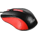 Мышь проводная Acer OMW012 черный/красный, 1200 dpi, USB, кнопки - 3, фото16