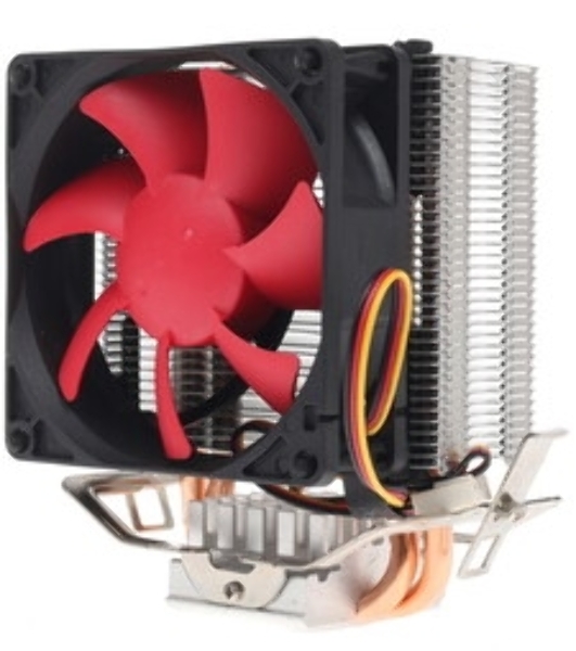 вентилятор CROWN Кулер для процессора CM-92 (Для Intel и AMD, TDP до 95 Ватт, 2шт. медных теплопроводных трубок, Гидродинамическии подшипник, Размер: 117*79*113 мм)