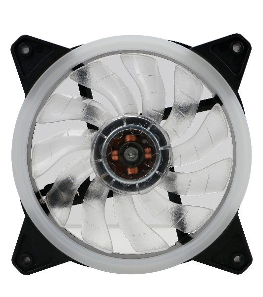 Вентилятор для корпуса Digma DFAN-FRGb3 черный, 120 мм, 1200 об/мин, 23 дБ, 4 pin