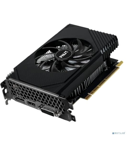 Видеокарта Palit RTX 3050 STORMX OC 6Gb NVIDIA GeForce RTX 3050 6Gb PCI-E 4.0 96bit GDDR6 1042/14000 DVIx1 HDMIx1 DPx1 HDCP Ret