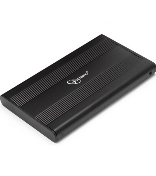 Внешний корпус 2.5' Gembird EE2-U3S-5, черный, USB 3.0, SATA, металл