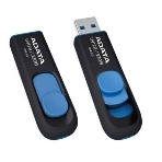 Флешка USB ADATA UV128 (AUV128-128G-RBE), 128Gb, USB 3.0, R/W 100/30, черный/синий, фото2