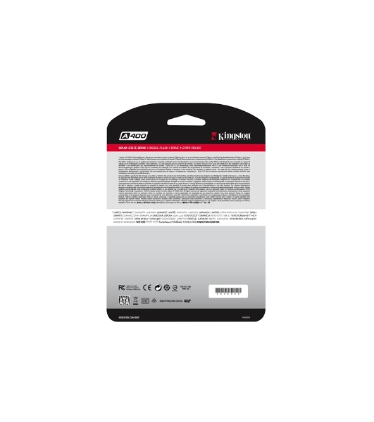 Накопитель SSD Kingston A400, 240Gb, SATA III, 2.5', R/W 500/350