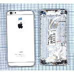 Задняя крышка для iPhone 6 Plus (5.5) серебристый, фото 1