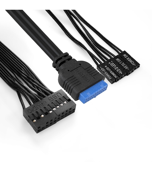 Компьютерный корпус ExeGate EX284036RUS Minitower BA-204U Black, mATX, (AA450, 80мм), 2хUSB+2хUSB 3.0, Audio