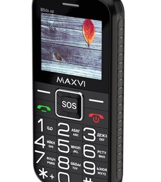 Мобильный телефон Maxvi B5ds up черный