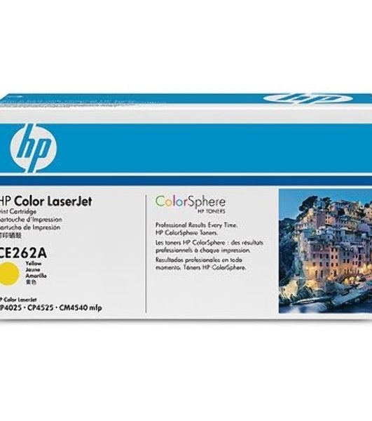 Картридж лазерный HP CE262A желтый для CLJ CP4025/CP4525 11000 стр.
