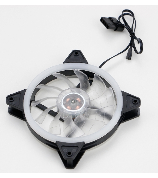 Вентилятор для корпуса Digma DFAN-FRGb3 черный, 120 мм, 1200 об/мин, 23 дБ, 4 pin