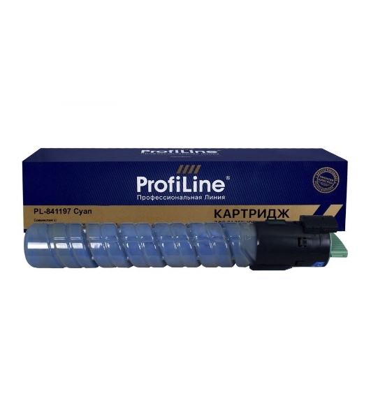 Картридж ProfiLine PL-841197 (MPC2550E) для принтеров Ricoh Aficio MPC2030/MPC2050/MPC2530/MPC2550 Голубой 5500 копий
