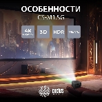 Проектор Cactus CS-M1.SG DLP 9600Lm (1920x1080) 200000:1 ресурс лампы:20000часов 1xUSB typeA 1xHDMI 1.9кг, фото10