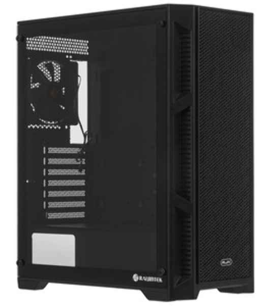 Корпус без блока питания Raijintek ARCADIA 41, Midi-Tower, TG, 1x120мм, 2xUSB-A 3.0 + 1xUSB-C, ATX, mATX, mITX Black
