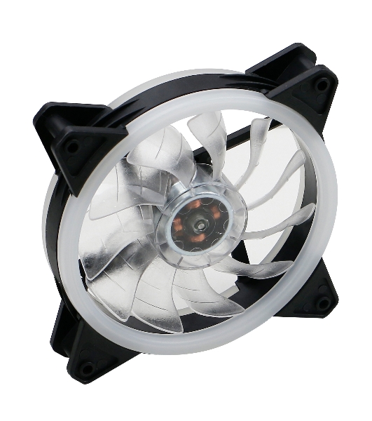 Вентилятор для корпуса Digma DFAN-FRGb3 черный, 120 мм, 1200 об/мин, 23 дБ, 4 pin