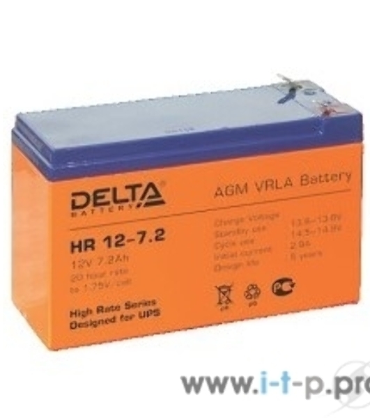 Батарея для ИБП Delta HR 12-7.2 (12V, 7.2Ah)