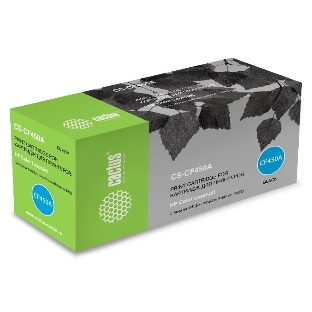 Картридж лазерный Cactus CS-CF450A черный (12500 стр.) для HP Color LJ Enterprise M652dn /M653dn /M681dh