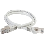 Коммутационный шнур (патч-корд) ITK PC01-C5EFL-3M, cat.5e FTP, LSZH, 3м, серый, фото3