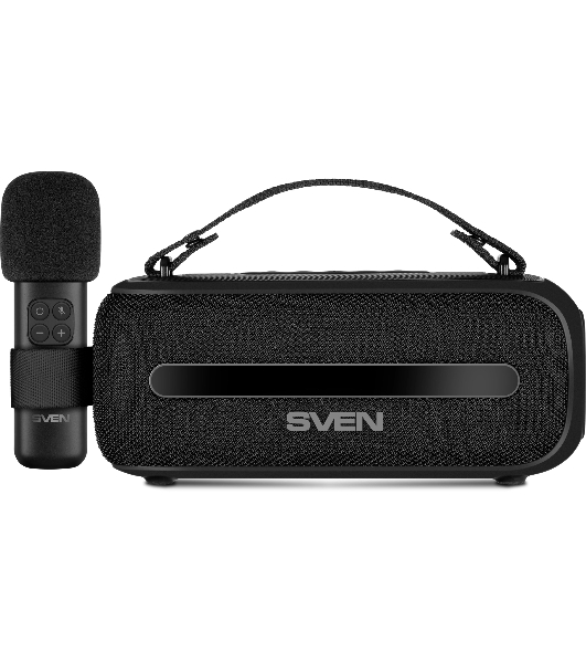 Колонка портативная SVEN PS-255 черный 12W 1.0 BT 3600mAh