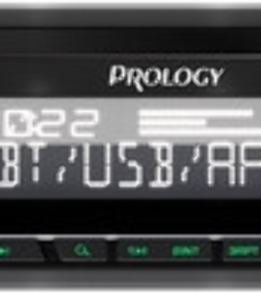 Автомагнитола Prology GT-160, 1 DIN, Bluetooth, USB Type-A, AUX, пульт ДУ