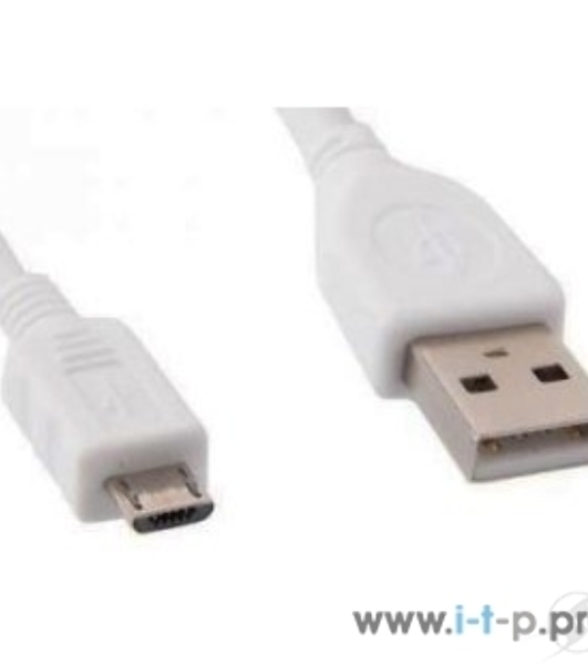 Кабель USB2.0 Pro Cablexpert CCP-mUSB2-AMBM-W-1M, AM/microBM 5P, 1м, экран, белый, пакет