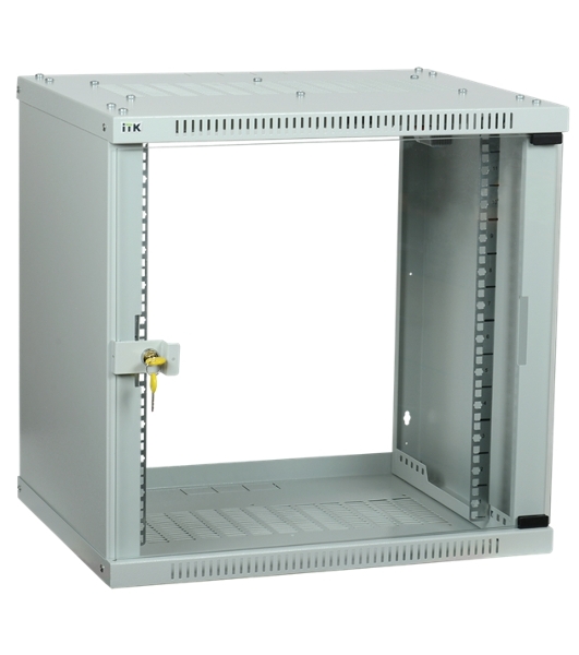 Шкаф ITK LWE3-09U64-GF LINEA WE 9U 600x450 мм дверь стекло серый