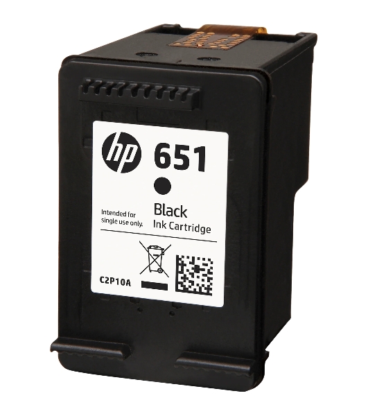 Картридж струйный HP 651 C2P10AE черный для HP DJ IA5575e (600 стр.)