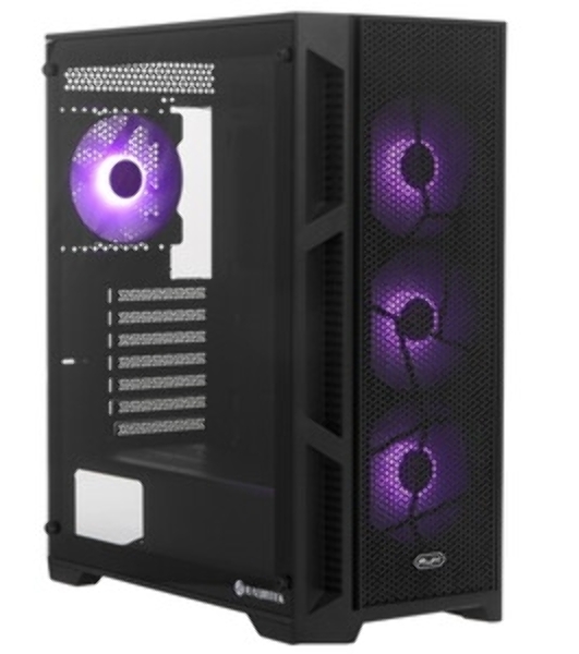 Корпус без блока питания Raijintek ARCADIA 41-MS4, Midi-Tower, TG, 1x120мм + 3x120мм ARGB, 2xUSB-A 3.0 + 1xUSB-C, ATX, mATX, mITX Black