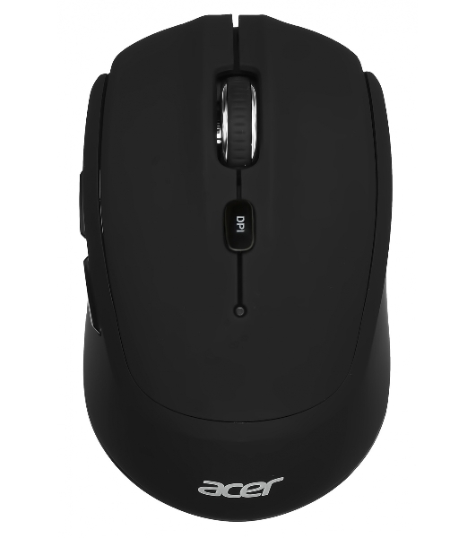 Мышь беспроводная Acer OMR040 черный, 1600 dpi, радиоканал, USB, кнопки - 6