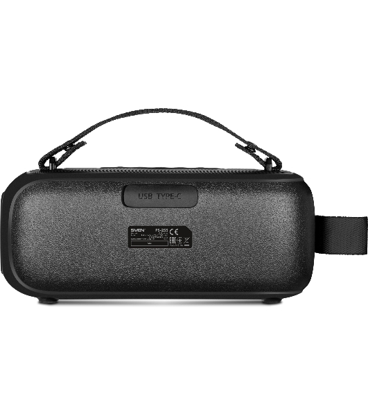 Колонка портативная SVEN PS-255 черный 12W 1.0 BT 3600mAh