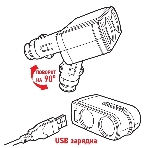 Разветвитель автоприкуривателя Rexant 2 гнезда 1хUSB (5 V 1000 mA), фото3