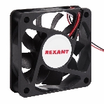 Вентилятор для корпуса Rexant RX 6015MS 24VDC черный, 60 мм, 4200 об/мин, 28 дБ, 2 pin, фото 1