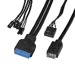 Компьютерный корпус Miditower ExeGate XP-332UC-XP450 (ATX, XP450 с вент. 12см, 2хUSB 3.0/1хTypeC, аудио, черный), фото4