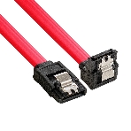 Кабель SATA ExeGate EX-CC-SATADATA90-0.5L (7pin/7pin, угловой разъем, металлические защелки, 0,5м), фото2