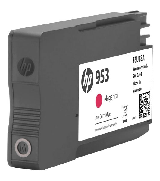 Картридж струйный HP 953 F6U13AE пурпурный для HP OJP 8710/8715/8720/8730/8210/8725 (700 стр.)