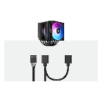Кулер Ocypus Delta A62 BK ARGb черный 120мм алюминий+медь 2000rpm 29db 4-pin 260W 156мм, фото11